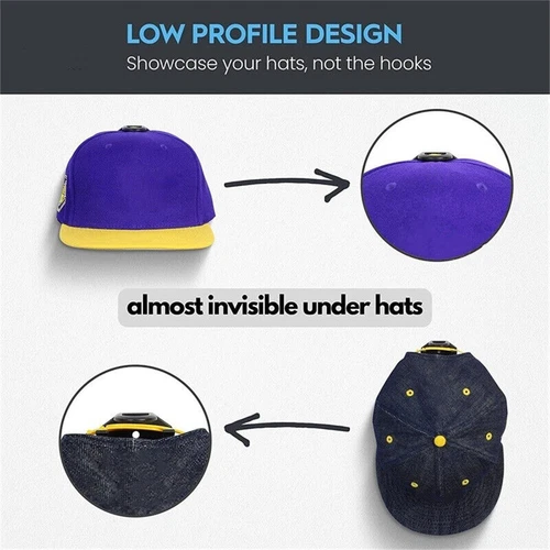 Baseball Caps Hat Rack Wall Door Hanger Holder Storage Organizer Display Hooks - Bild 5 von 13
