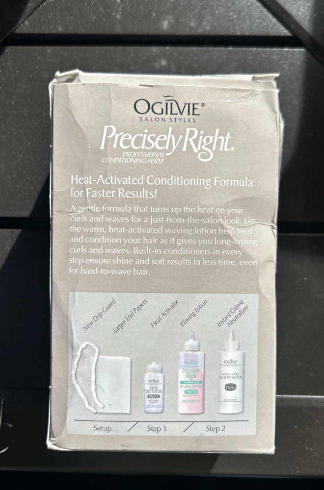 Ogilvie Conditioning Perm Precisely Right Normal/Hard To Wave Hair Formula 1 ct - Image 3 of 3