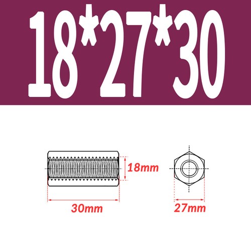 M3 M4 M5 M6 M8 - M24 Hex Rod Coupler Nut Coupling Connector A2 Stainless Steel - Picture 74 of 82