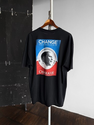 Barack Obama Mens Vintage President 2008 Election Adult Short Sleeve T-Shirt - Picture 3 of 9