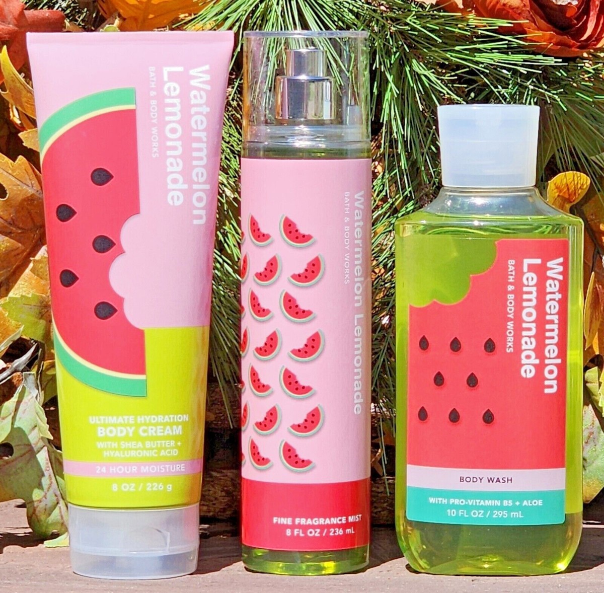 ☀️SUMMER~ 🍉 WATERMELON LEMONADE 🍋~Bath Body Works~YOUR