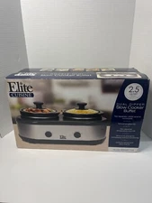 Dual Dipper Slow Cooker Buffet by Maxi-Matic Model EWMST-125