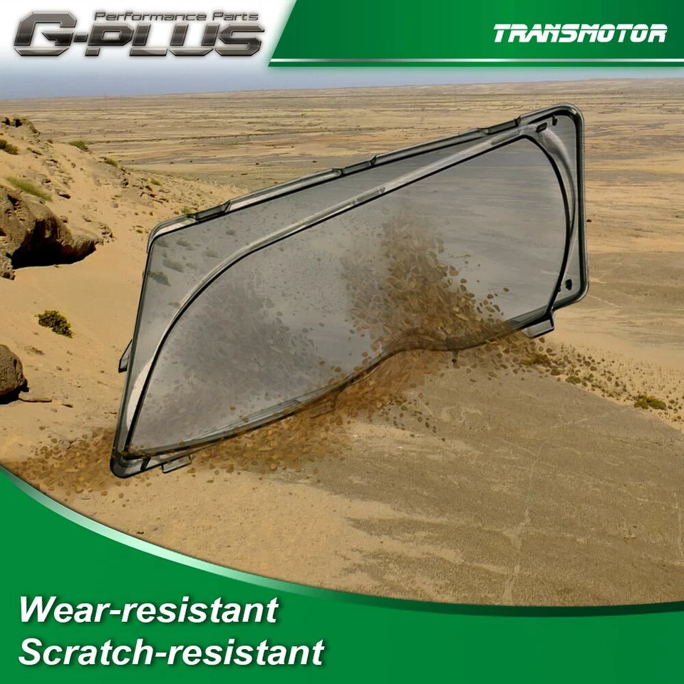 Ajuste para BMW E46 2002-2005 serie 3 4 puertas faros humo faros lente de repuesto Foto 3 de 4