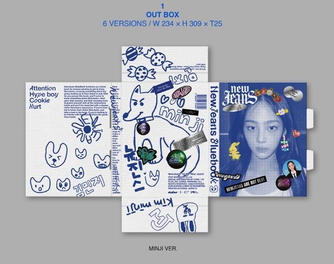 だ*ん様 Newjeans Bluebook 6種+Weverse Album NewJeans - 1st EP Album [NewJeans] Bluebook Ver. — KollecteUSA