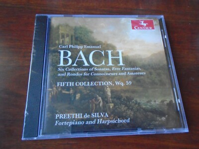 CARL PHILIPP EMANUEL BACH: FIFTH COLLECTION, WQ. 59 New Sealed CD