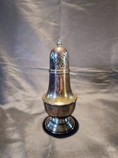 Vintage Sugar Shaker 7 1/8 inches "Silverplated England 16" Elegant Dining