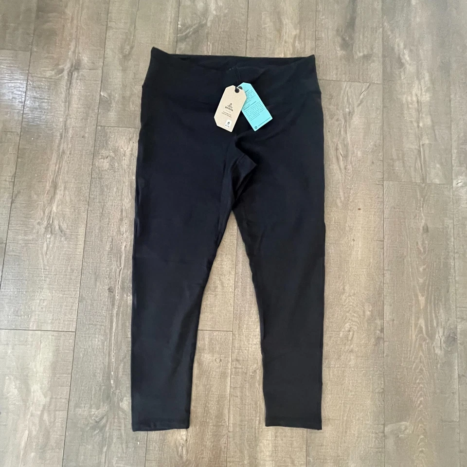 Nuevo con etiquetas Leggings Prana Transform 7/8 para mujer tiro alto negros talla 2X precio de venta sugerido por el fabricante $99 Foto 3 de 4