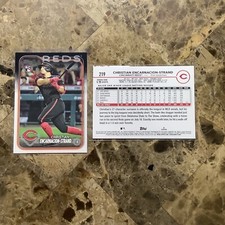 2024 Topps #219 Christian Encarnacion-Strand / Reds Baseball Rookie Card B-13. rookie card picture