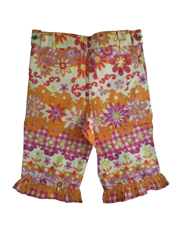 NUEVO OILILY NIÑAS Bebé Vintage Floral 100% Algodón Pantalones Capri 80 86 98 104 Foto 2 de 4