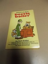 BEETLE BAILEY WHAT IS IT NOW PAPERBACK COMIC BOOK MORT WALKER TEMPO BOOKS 1971 K