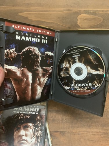 Rambo Trilogy Ultimate Edition DVD Collection Sylvester Stallone 3-Disc Set - Picture 4 of 4
