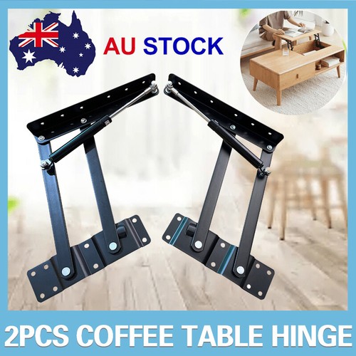 2x Lift Up Coffee Table Mechanism Hardware Lift Frame Furniture Hydraulic Hinge - Picture 12 of 12