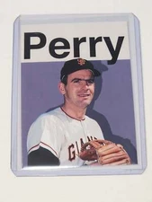 Gaylord Perry Artist Signed Baseball Art Card 1/10