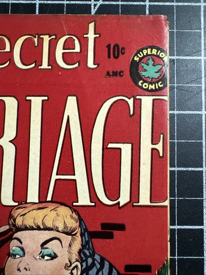 1954 Superior MY SECRET MARRIAGE #8 -GGA Headlights Romance Pre Code Golden Age - Image 3 of 4