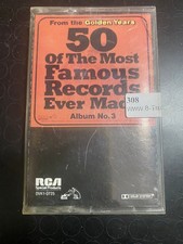 Various Artists 50 Most Famous Records Ever Made Vol 3 Cassette 1985 RCA