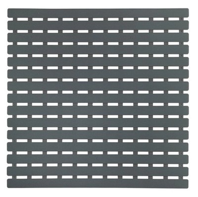 WENKO Arinos Duscheinlage Grau 54x54 cm Duschmatte Rutschfest  Saugnäpfe