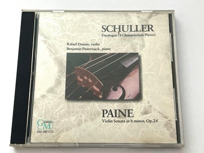 Gunther Schuller - Duologue / John Knowles Paine - Violin Sonata (CD 1988)