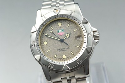 [Neue Batterie] TAG Heuer Professional 1500 Series 959.706G Gray Qz Herrenuhr