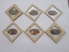 Lot of 6 1933 Chicago World's Fair Elongated Cents Century of Progress Penny 1C