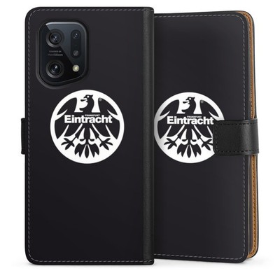 Klapphülle für Oppo Find X5 Adler Eintracht Frankfurt Logo