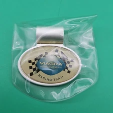 Vintage Viagra Racing Team Name Tag Pfizer Pharmaceutical Drug Rep Collectible 