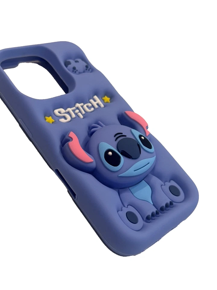 Funda de teléfono de silicona con puntada linda 3D - suave, a prueba de golpes, diseño Kawaii Foto 3 de 4