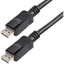 Image of Startech 7M Displayport Cable With Latches M/M 7M/23Ft Displayport To Displaypor