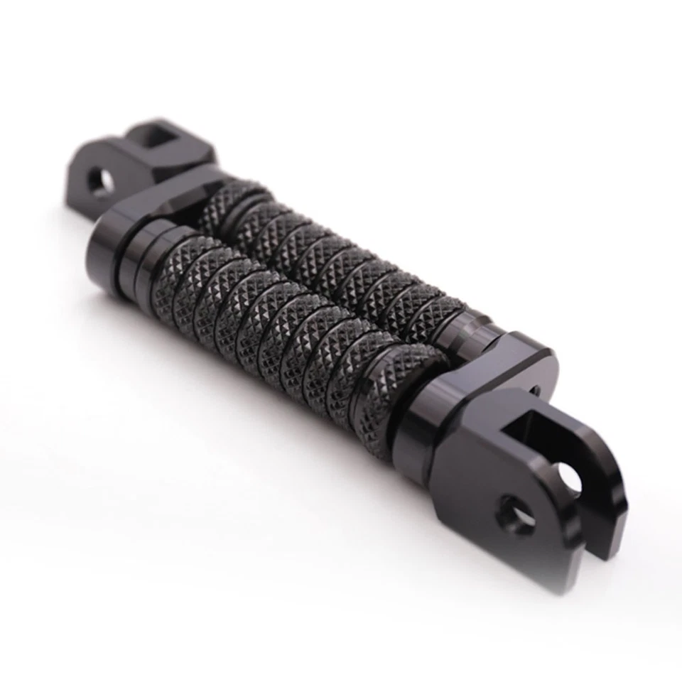 Clavijas delanteras ajustables negras M-GRIP 25 mm para Suzuki TL1000S 97-01 00 99 98 Foto 3 de 4