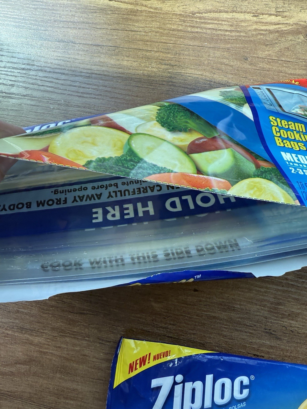 Ziploc Zip'N Steam Cooking Bags Lot Of 19 Large And Medium