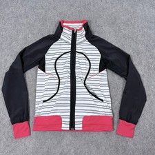 Lululemon Athletica Activewear Full-Zip Jacket Fits Women's Size 2 Multicolors
