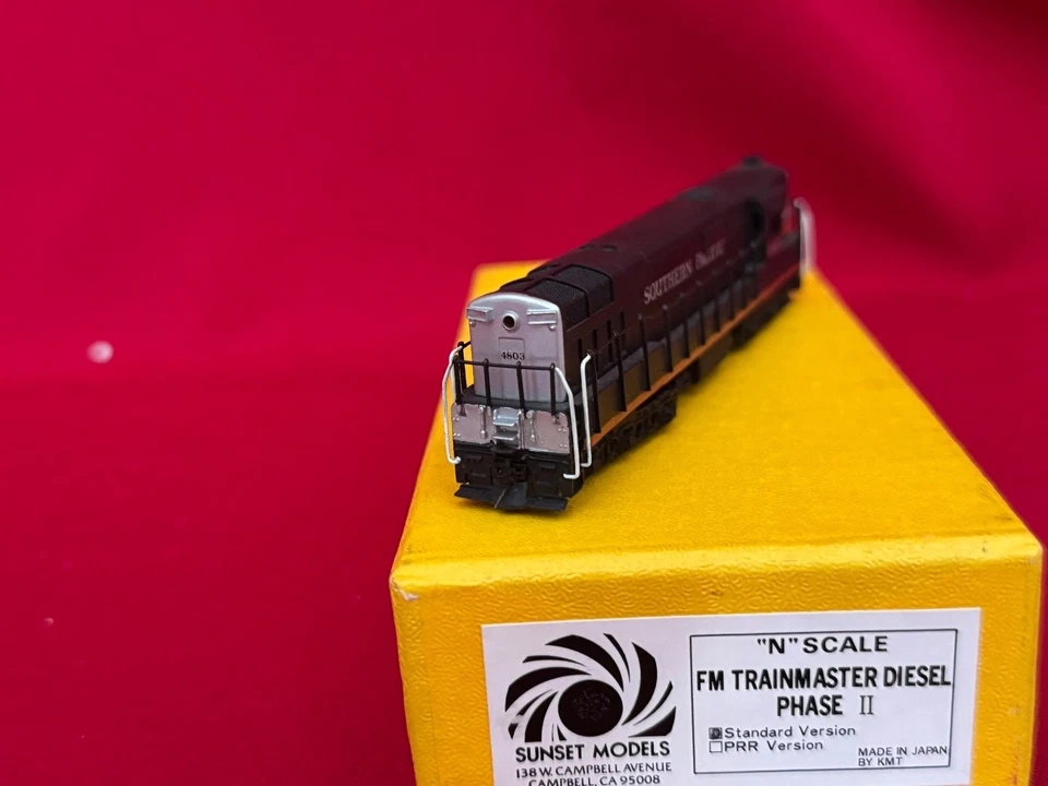 Sunset Models Brass N Scale Southern Pacific FM Trainmaster Factory Painted - Image 2 of 4