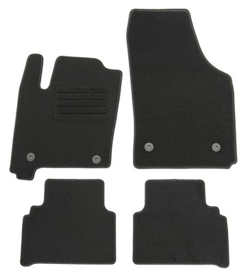 Fußmatten Set für Opel Meriva A 2003-2010 Autoteppiche mit 100% Passform Schwarz