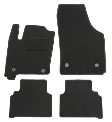 Fußmatten Set für Opel Meriva A 2003-2010 Autoteppiche mit 100% Passform Schwarz - Bild 1 von 4