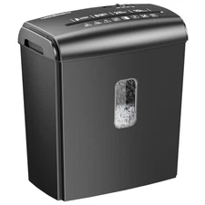 Locksworth 8-Sheet Micro Cut Paper Shredder P-4 High Security for Home Office...