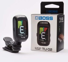 BOSS TU-02 Clip On Chromatic Guitar Bass Tuner new from japan
