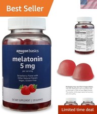 Brand New Melatonin Sleep Support Gummies 120 Count Strawberry Flavor Gluten...