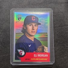 Topps Chrome Platinum Anniversary 2022 Eli Morgan Refractor Rookie #194