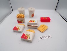 1997 Fisher Price McDonald's French Fries - Pie - Cup With Straw Mixed Lot