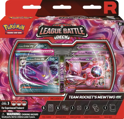 The Pokmon Company International Team Rockets Mewtwo ex League Battle Deck,