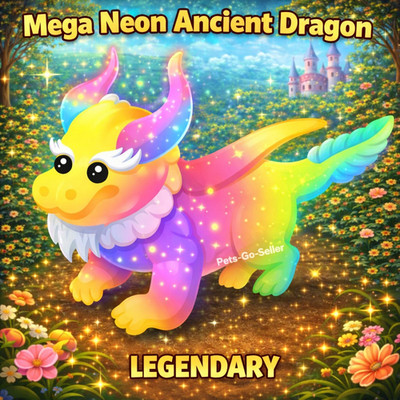 MEGA NEON ANCIENT DRAGON (SEHR GÜNSTIG) ADOPT A PET FROM ME - CHEAP ON EBAY