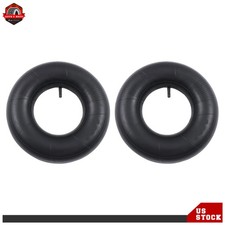 2 Inflatable Inner Tubes 13x6.50-6 Lawn Mower Tractor Tire with TR13 Valve Stems