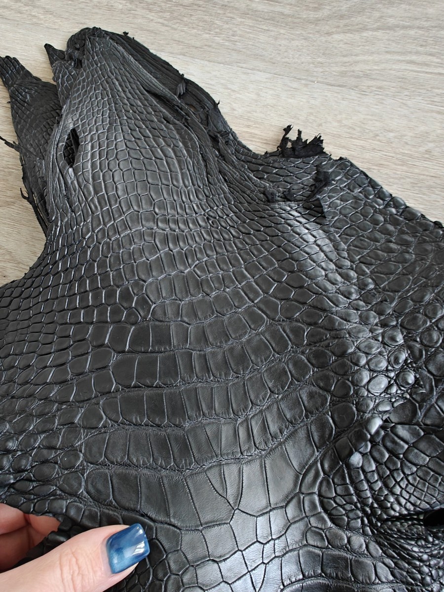 Genuine crocodile skin, Italian genuine crocodile leather, exotic