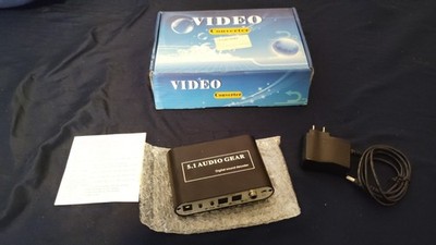 5.1 Audio Gear Digital Optical To 6 Channel Analog Surround Sound Audio Decoder