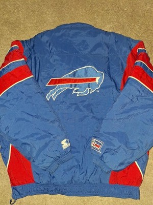 Vintage Buffalo Bills Pro Line Starter Jacket Mens 2XL Pullover