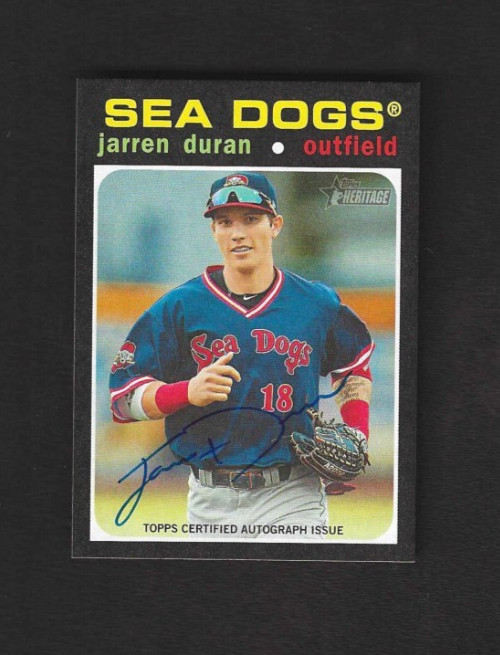 2020 Topps Heritage Minor League Edition Jarren Duran Real One Auto ROA-JD