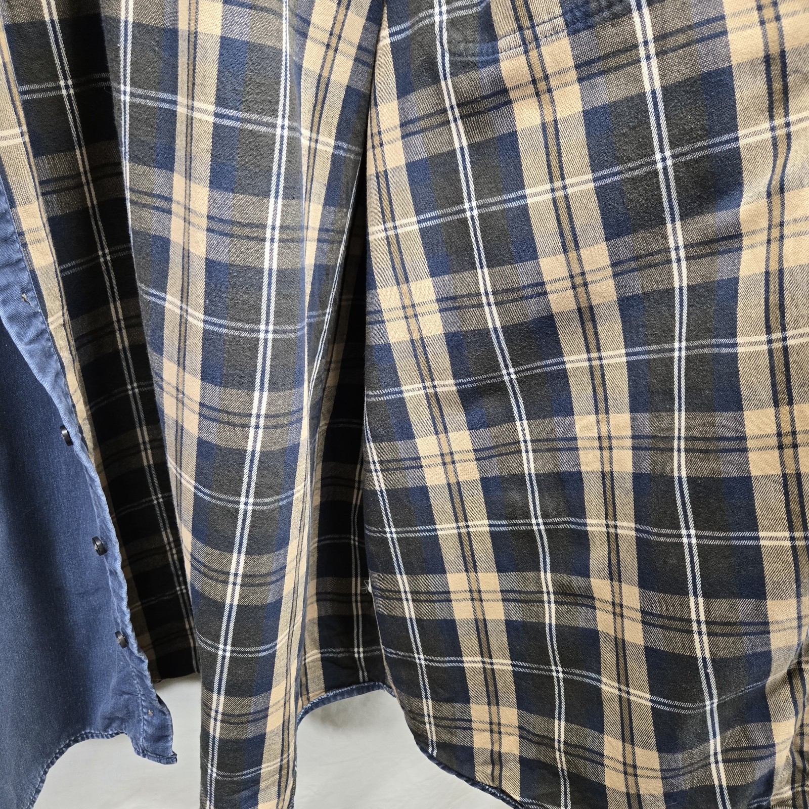 LL Bean Shacket Flannel Lined Button Up Long Slee… - image 10