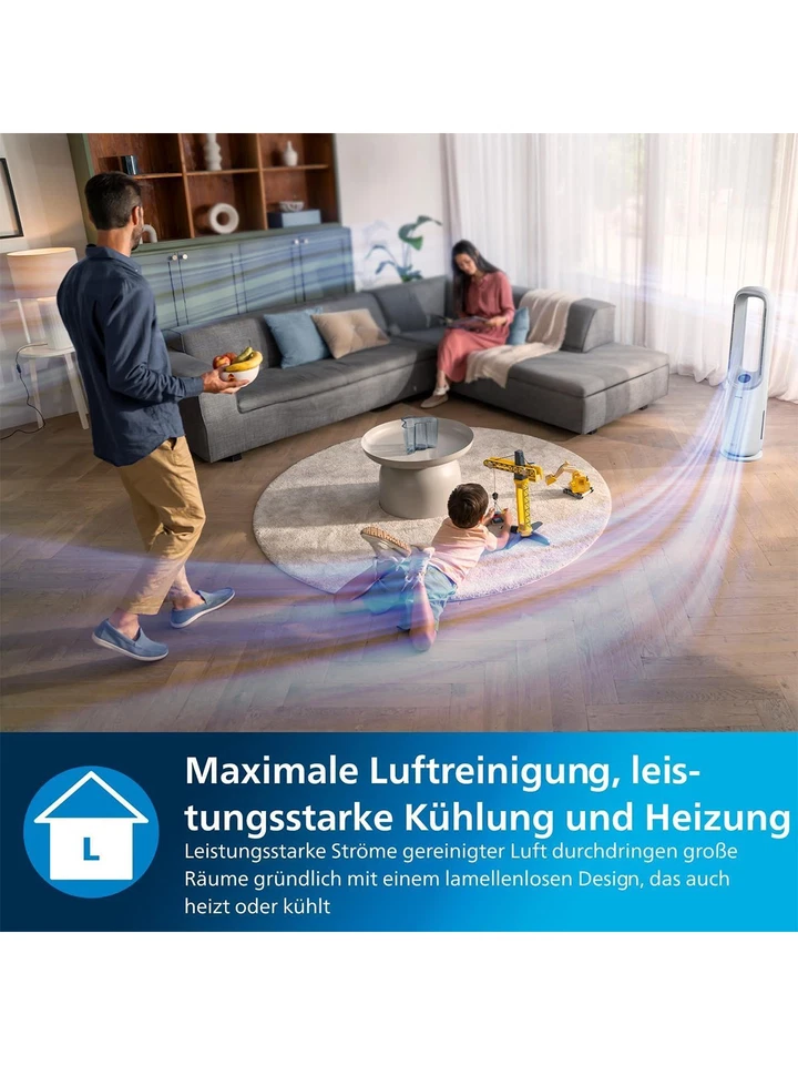 Philips Air Performer 7000 Series 2-in-1 Luftreiniger und Kühlgebläse AMF765/10 - Bild 4 von 4