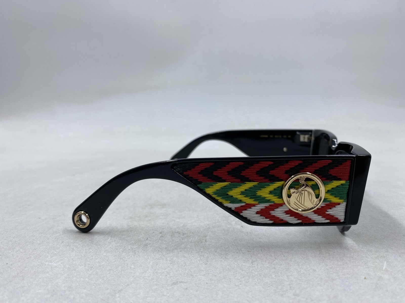 Lanvin Black Patterned Frame Sunglasses - image 5