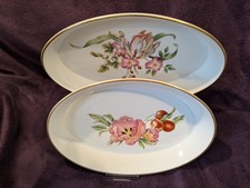 2x Royal Worcester "Pershore" Oven to Tableware - Oval Dishes - 32x19 & 27x17 cm