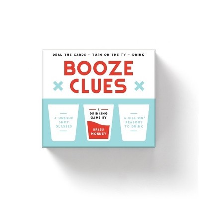 Brass Monkey Galison Booze Clues Drinking Game Set (Board Game)